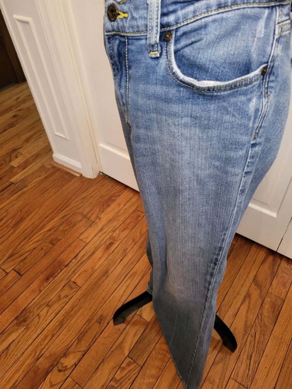 Vintage Y2K Lucky Brand Jeans Bootcut Low Rise sz 12/31 Short 00s Back to School - Picture 12 of 12